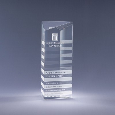 8" Highlight Crystal Award