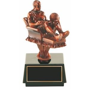 Basketball Sports Sculpture - 5-1/8" x 6-1/4"