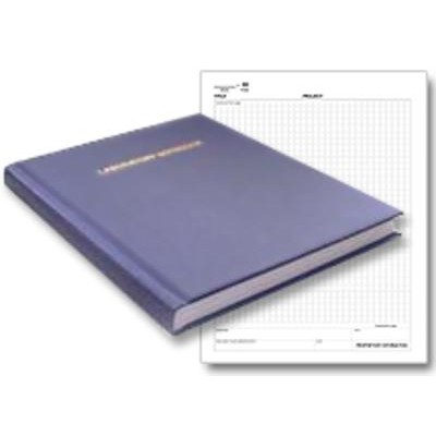 Large Lab Notebook/ 96 Page / Ruled & Grid