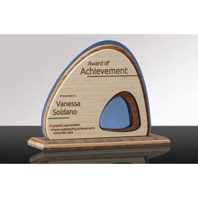 EVOLVE: EcoEdge Laser Bamboo Desk Award (8" x 6¼" x 3)