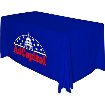 6' Draped Sublimated Front Panel Table Throw