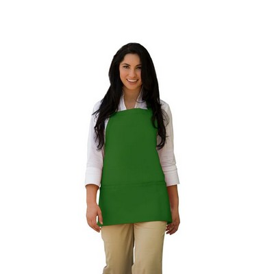 3 Pocket Bib Apron - 24"x28"