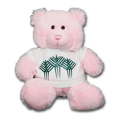 Colorful Cuties 8" Sitting Bear - Pink