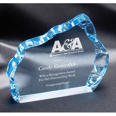 Blue Acrylic Iceberg Award