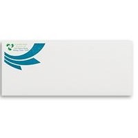 Spot Color #10 Hi White 70 lb. Flat Print Stationery Envelopes