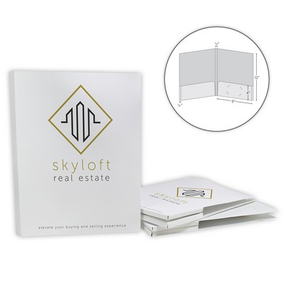 Box Pocket Folder (½" Fold) - Holds up to 100 Sheets