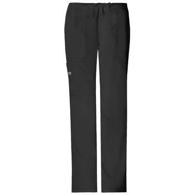 Cherokee® Core Stretch Twill Mid Rise Drawstring Cargo Pants