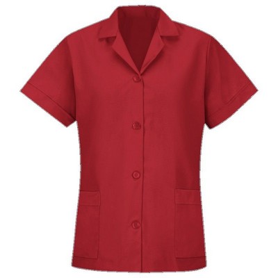 Red Kap™ Women's Loose Fit Short Sleeve Smock - Red