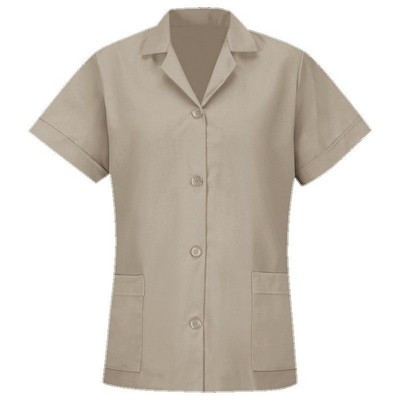 Red Kap™ Women's Loose Fit Short Sleeve Smock - Tan