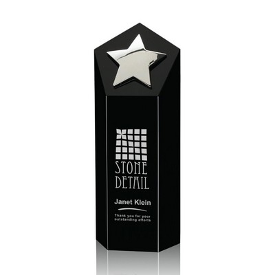 Dorchester Star Award - Black/Silver 8"