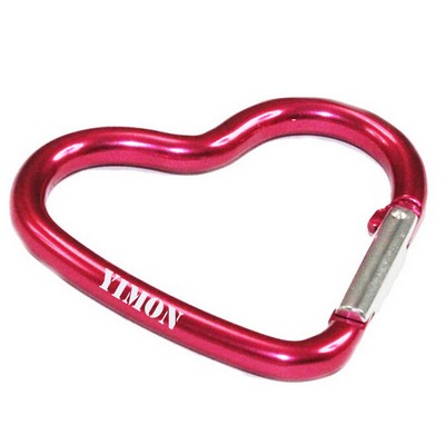 Heart Shape Aluminum Carabiners