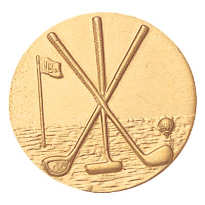 1" Stamped General Golf Medallion Disc