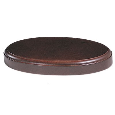 Oval Wood Base (6" x 9½" x 1")