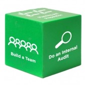 Green Cube Stress Reliever Toy