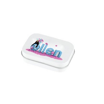 Full Color Small Hinged Tin w/Mints