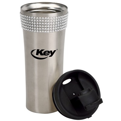 14 Oz. Bling Marquise Stainless Double Wall Mug