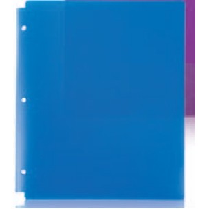 Premium Opaque Blue 2 Pocket Folder