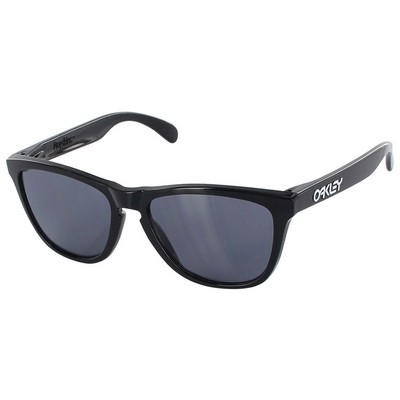 Oakley® Frogskins Sunglasses - Polished Black/Gray Lens