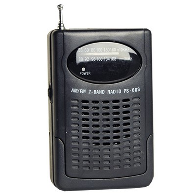 SuperSonic Portable AM/FM/TV Pocket Radio