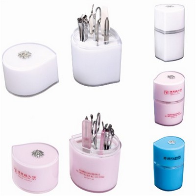 Nail Care & Hygiene Set w/Holder