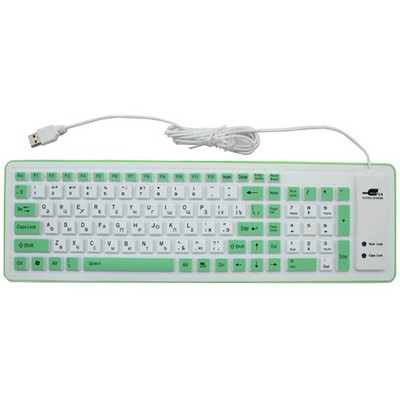 103 Keys Portable USB Silicone Keyboard