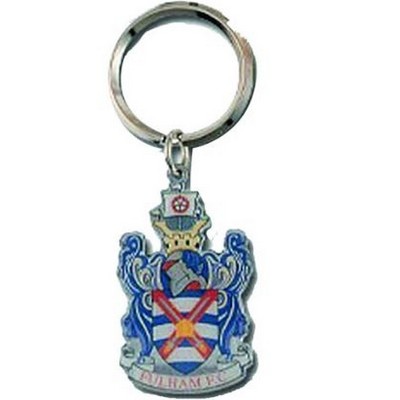 1 1/2'' Metal Soft Enamel Keychain