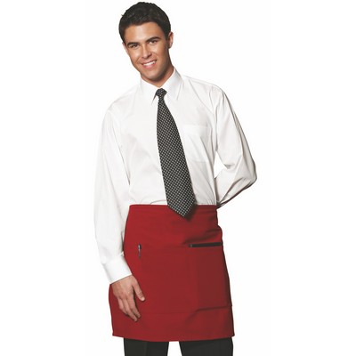 Red Half Waist Bistro Apron