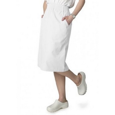 Women's A-line Scrub Skirt with Side Pockets