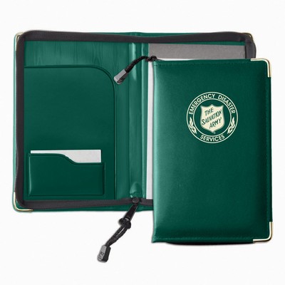 USA & Union Made Prestige Junior Zipper Folder