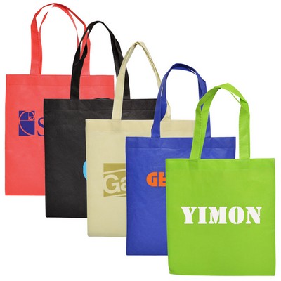 Economy Non Woven Tote Bag-(13 1/2"X 14")