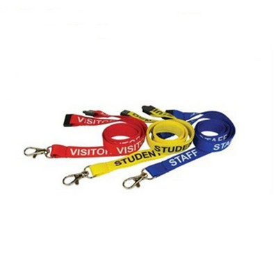 Polyester Lanyard w/ Safety Breakaway