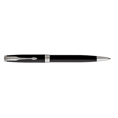 Luxury Line Parker Sonnet Matte Black Retractable Ballpoint w/Chrome Trim