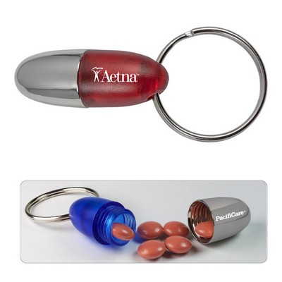 Pill Holder Key Chain