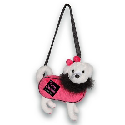 Mischa Furry Couture Plush Dog Purse