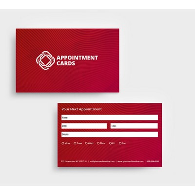 Business Appointment Cards (Front and Back)