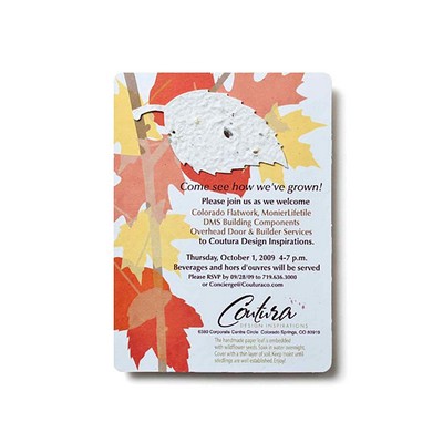 Seed Paper Shape Invitation