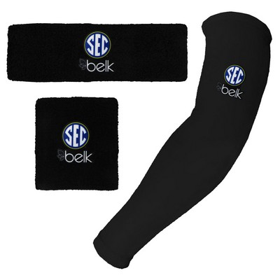 Headband, Wristband & Arm Sleeve Combo