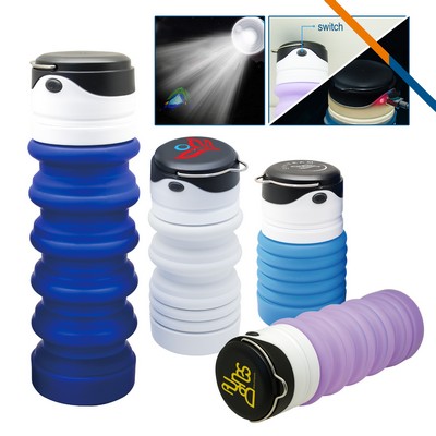 Luminous Elastic Collapsible Bottle