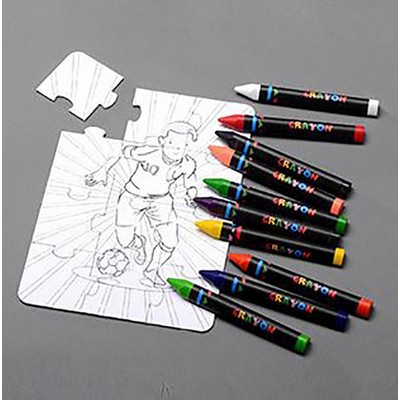 5" x 7" - 12 Piece Retail Quality Coloring Puzzle