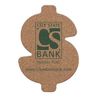 1/8" Cork Coaster Stock Shape - Shape Category: Political