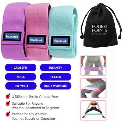 Kidder Booty Resistance Workout Hip Exercise Bands