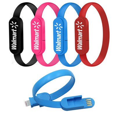 2-in-1 Connector Charging Cable Bracelet (Shorter Prod Time)