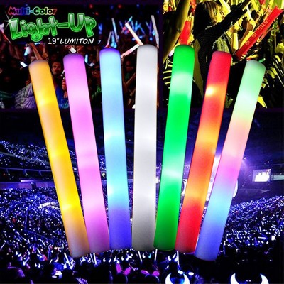 19" Light Up LED Foam Lumiton Baton