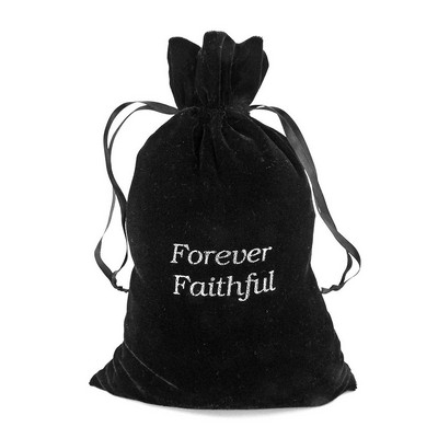 8"x13" Velvet Drawstring Bag