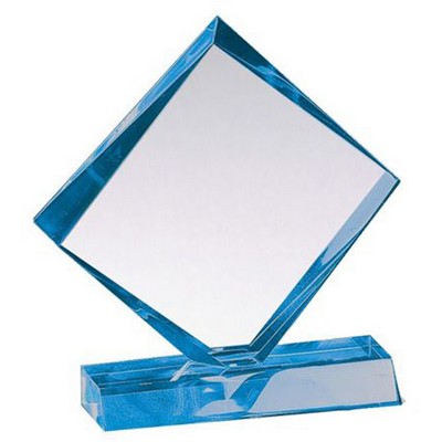 Desktop Diamond Award, Sapphire, Small (5-3/4"x5-3/4")