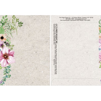 Watercolor Series Cut Flower Bouquet Mix Seeds