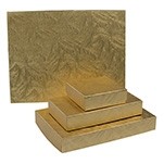 Elegant Gold Embossed Foil Collection Box (8 1/8"x5 1/4"x1 1/8")