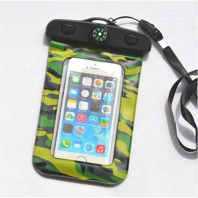 Compass Camouflage Waterproof Bag for 5.5'' Smart Phone