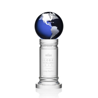 Colverstone Globe Award - Optical Blue/Silver 10¼"