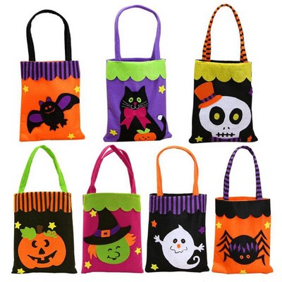 Halloween Pumpkin Non-woven Candy Bag